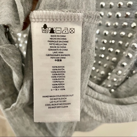 Michael Kors Grey tank with silver bling XS - Picture 7 of 8